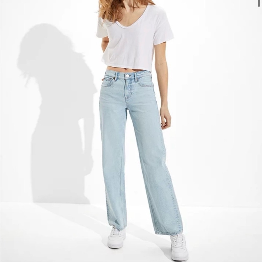 NWT American Eagle Outfitters AE 90s Wide Leg Jean, 6